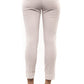 Elegant Beige Stretch Slim Fit Trousers