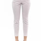 Elegant Beige Stretch Trousers for Everyday Chic
