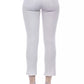 Chic Beige Slim Fit Stretch Trousers