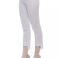 Chic Beige Slim Fit Stretch Trousers