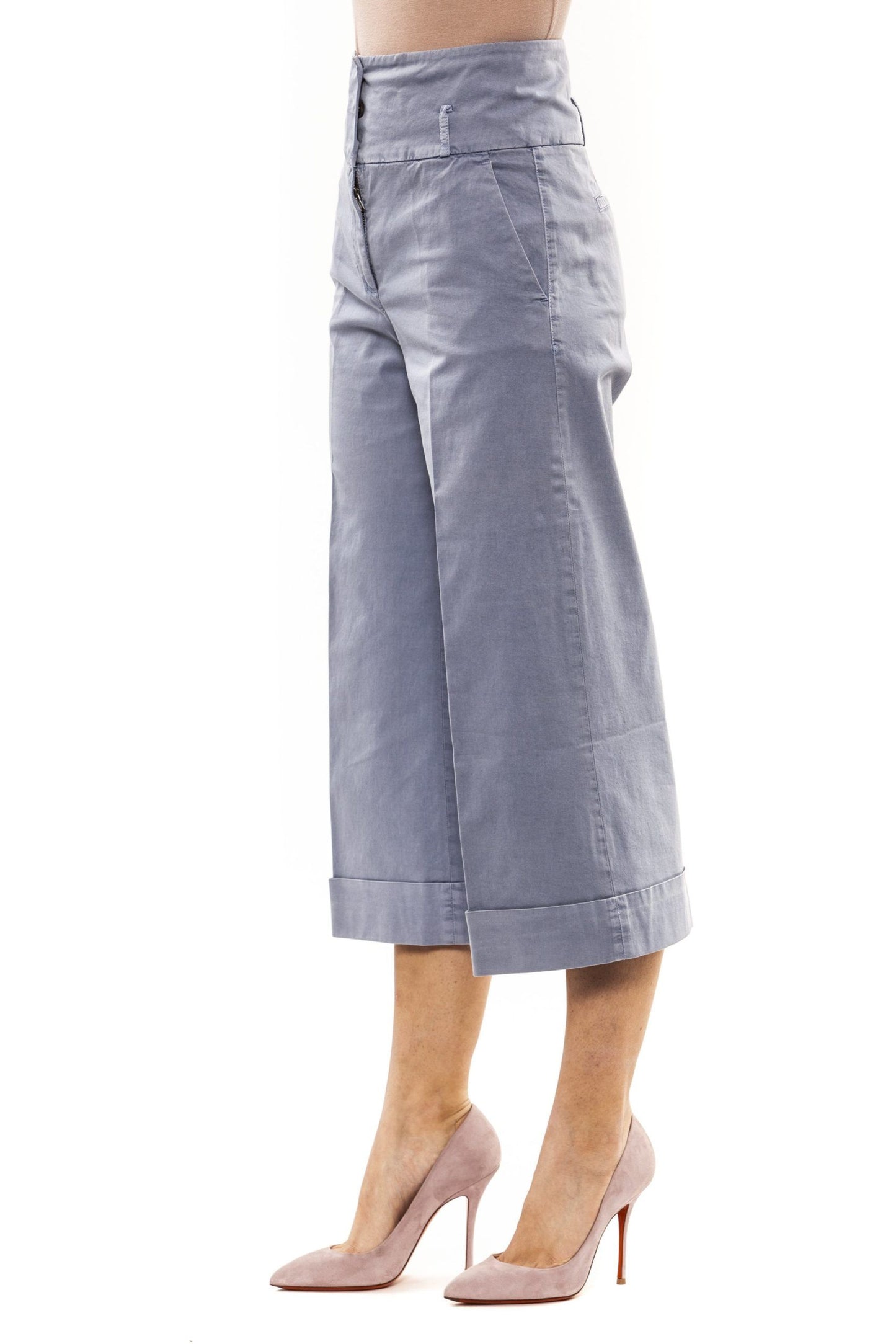 Elegant Palazzo Trousers with Chic Belt
