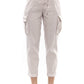 Elegant Beige High-Waisted Trousers