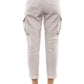 Elegant Beige High-Waisted Trousers