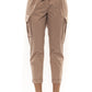 Elegant High-Waist Pink Trousers