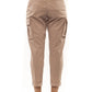 Elegant High-Waist Pink Trousers