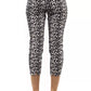 Elegant Blue Stretch Trousers
