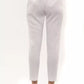 Elegant White Soft-Fit Trousers with Elastic Waist