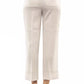 Elegant Beige Palazzo Pants with High Waist