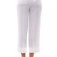 Chic White Palazzo Pants with Comfort Stretch