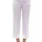 Chic White Palazzo Pants with Comfort Stretch
