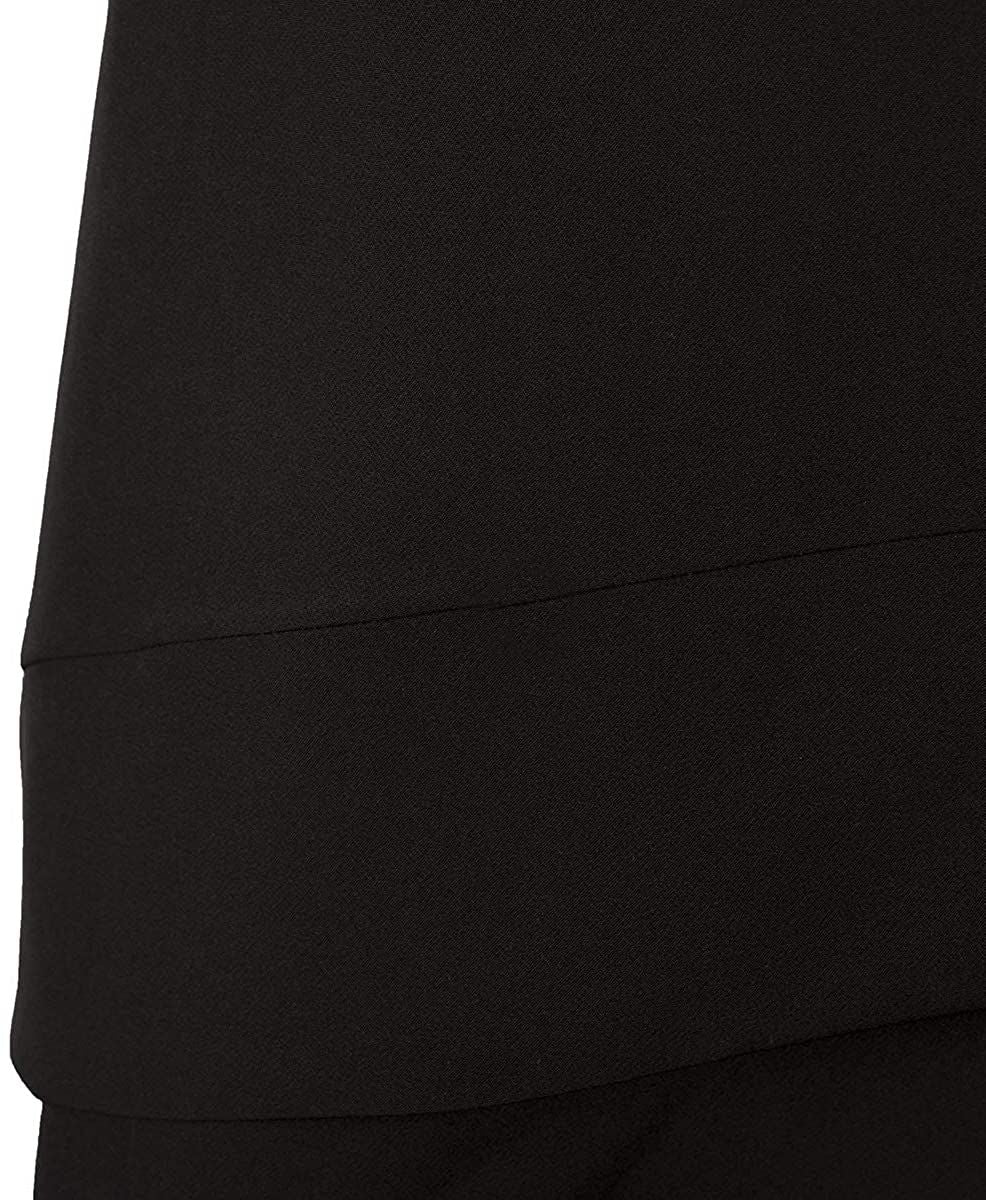 Elegant Black Side Zipper Dress