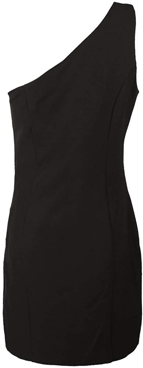 Elegant Black Side Zipper Dress