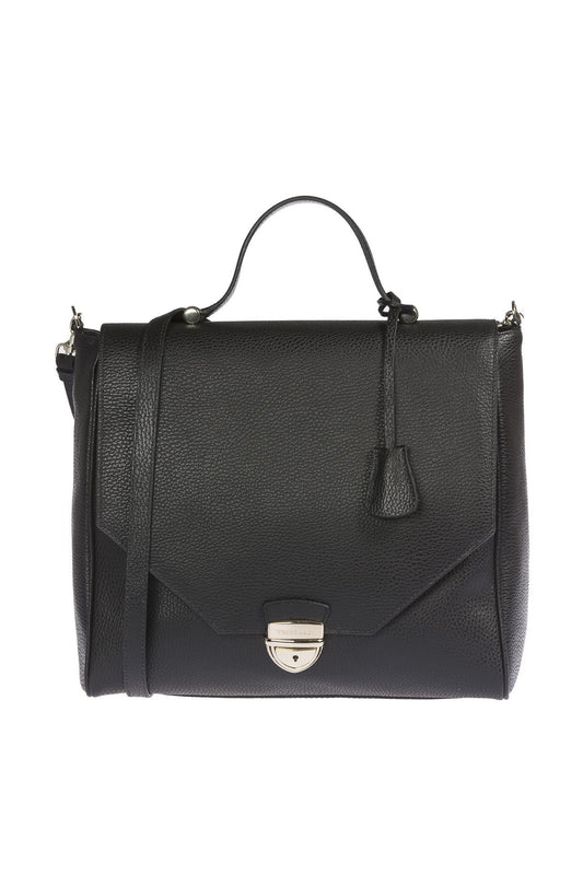 Elegant Embossed Leather Handbag