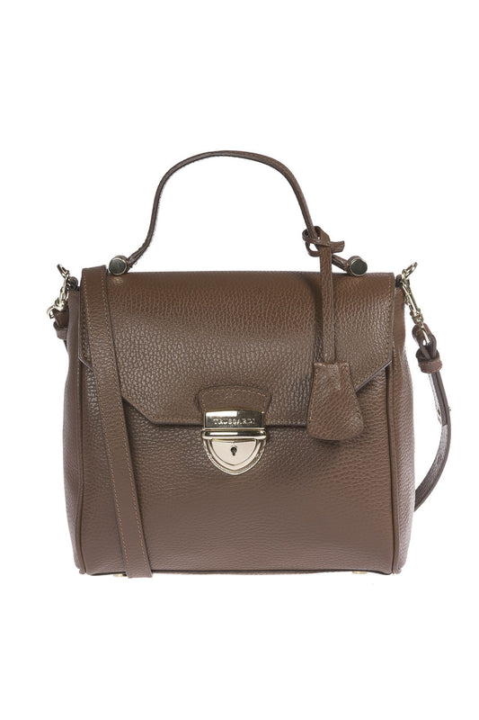 Elegant Embossed Leather Shoulder Bag