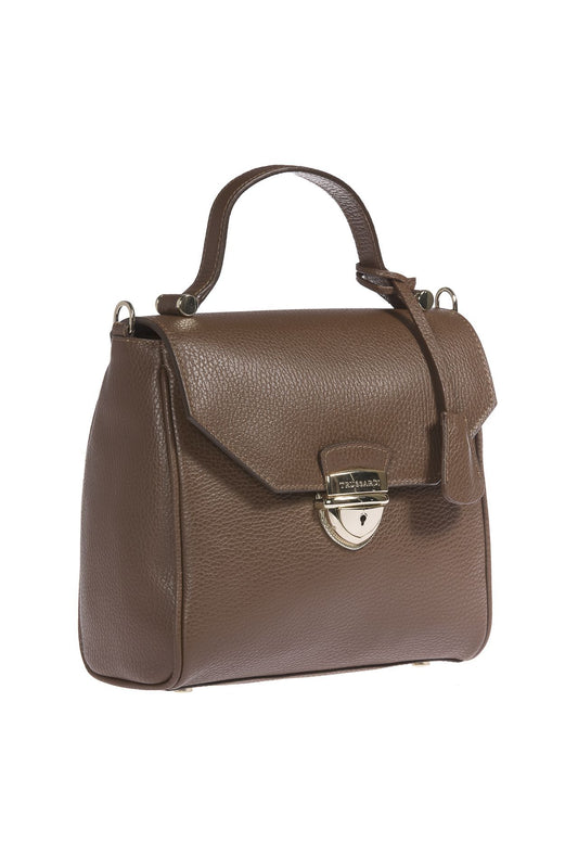Elegant Embossed Leather Shoulder Bag