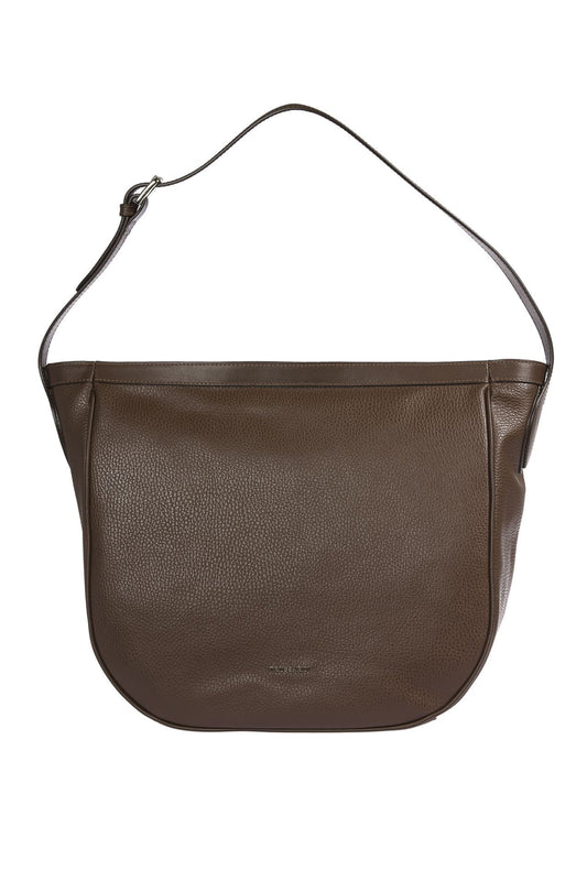 Elegant Embossed Leather Shoulder Bag