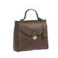 Elegant Embossed Leather Handbag