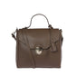 Elegant Embossed Leather Handbag
