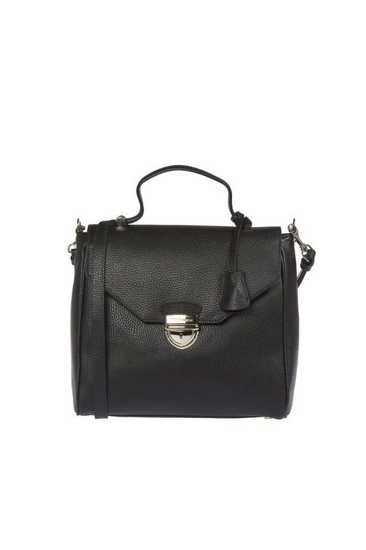 Embossed Leather Elegance Handbag