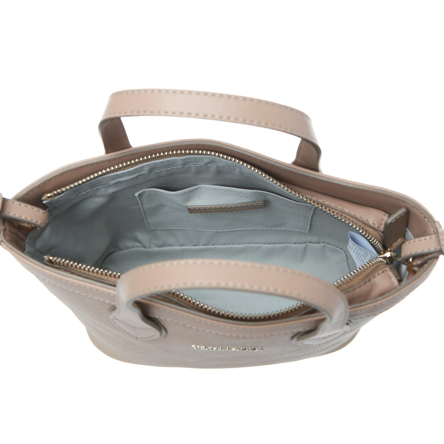 Elegant Beige Saffiano Leather Handbag