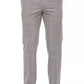 Elegant Beige Prince of Wales Trousers