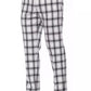 Elegant Checked Cotton Trousers
