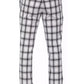 Elegant Checked Cotton Trousers