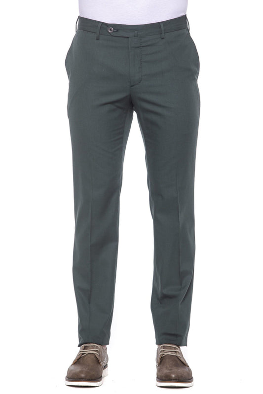 Elegant Green Trousers for the Modern Gentleman