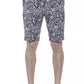 Chic Patterned Bermuda Shorts