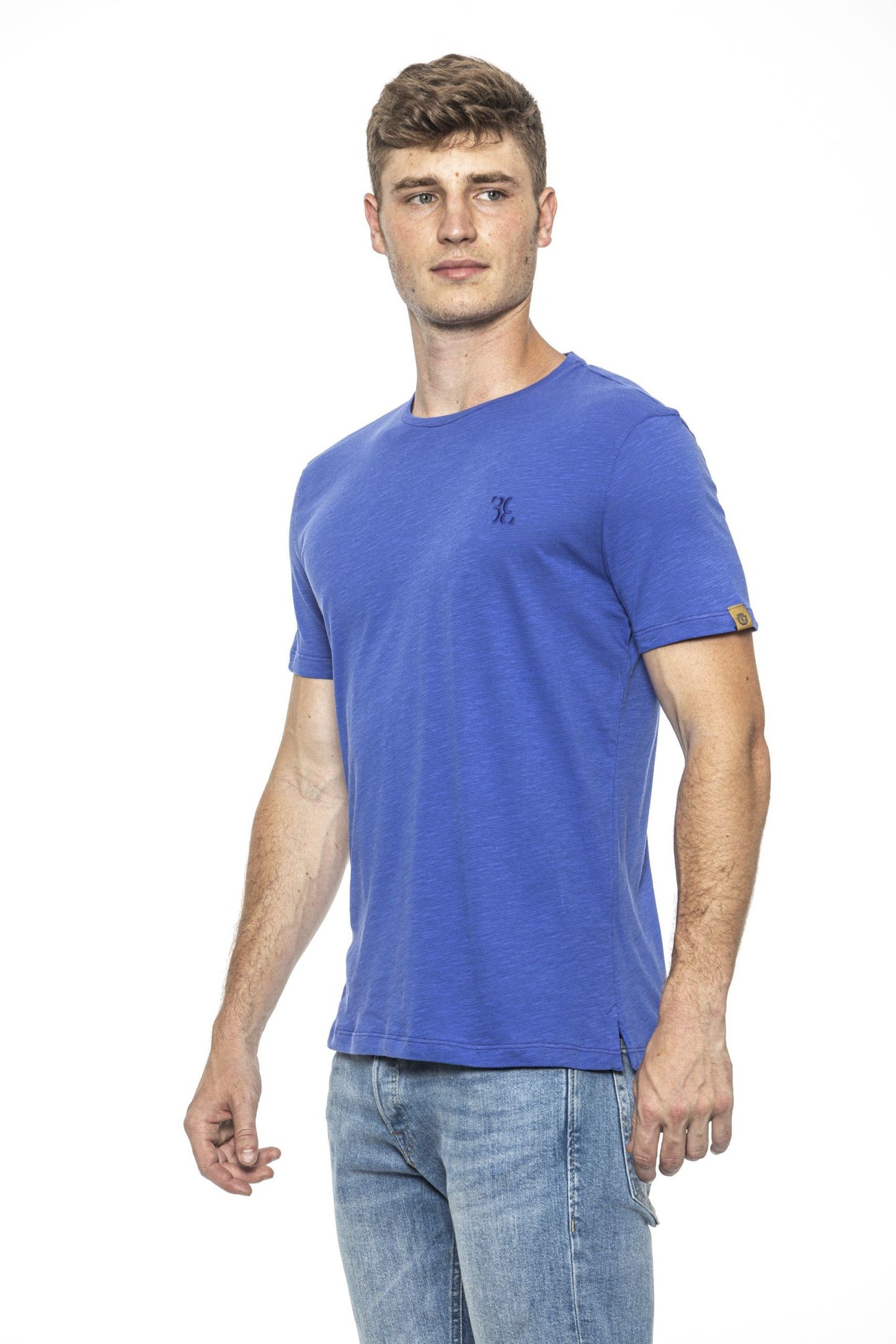 Elegant Embroidered Crew Neck Tee