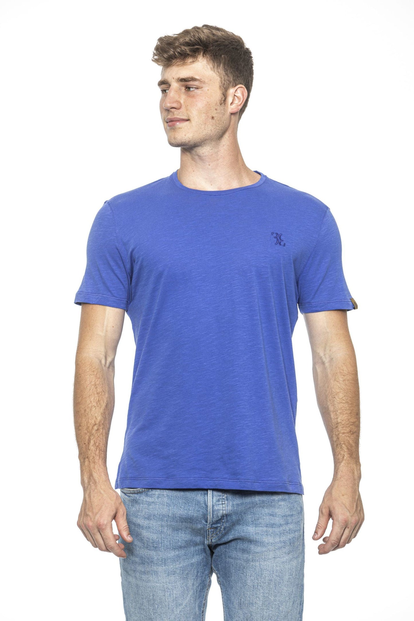 Elegant Embroidered Crew Neck Tee
