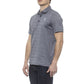 Elegant Embroidered Blue Polo