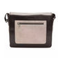 Elegant Black Leather Messenger Bag