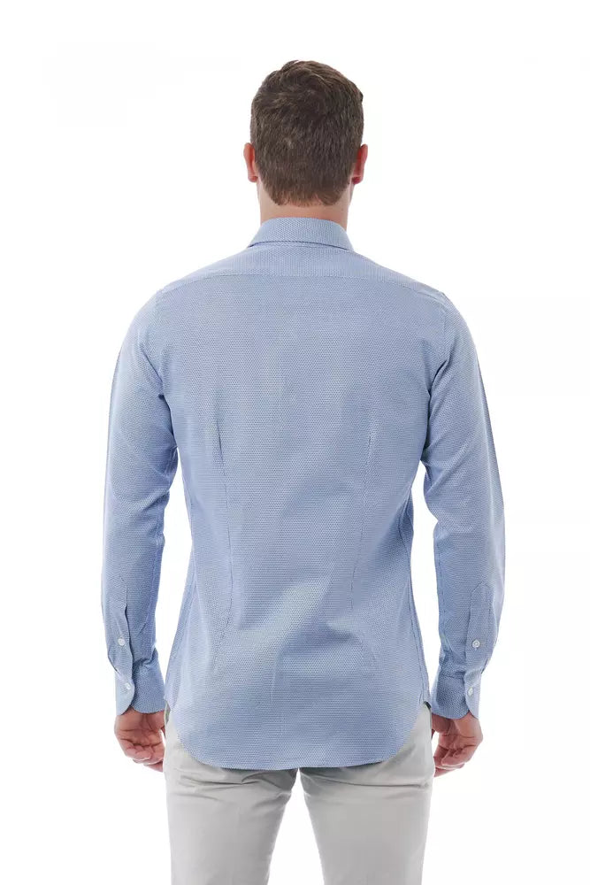 Slim Fit French Collar Elegance
