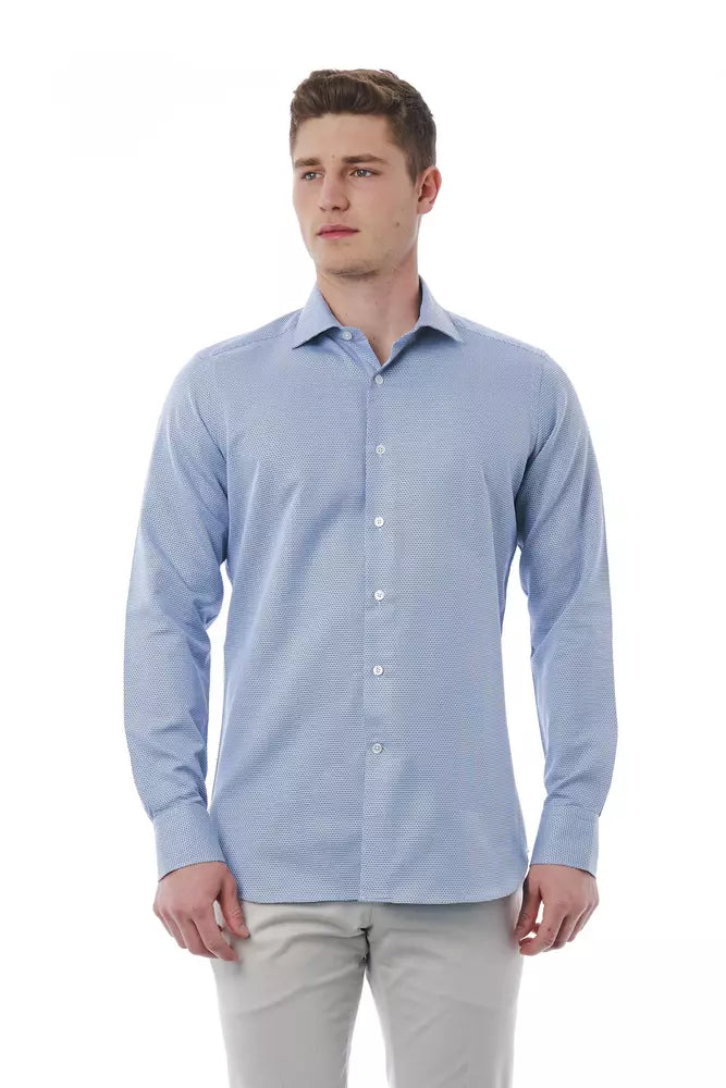 Slim Fit French Collar Elegance