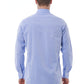 Elegant Light-Blue Italian Collar Shirt