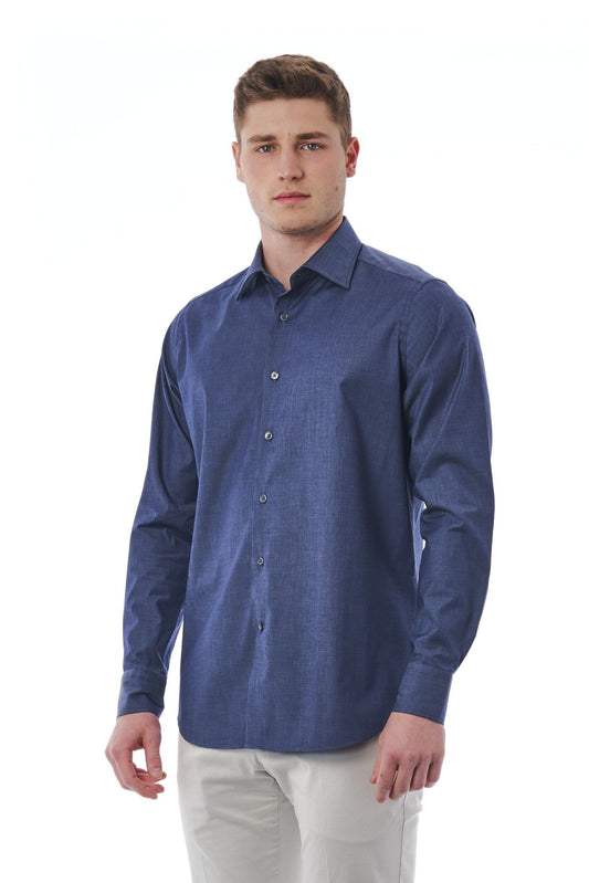 Elegant Italian Collar Regular Fit Shirt