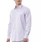 Elegant Pink Italian Collar Shirt - Regular Fit