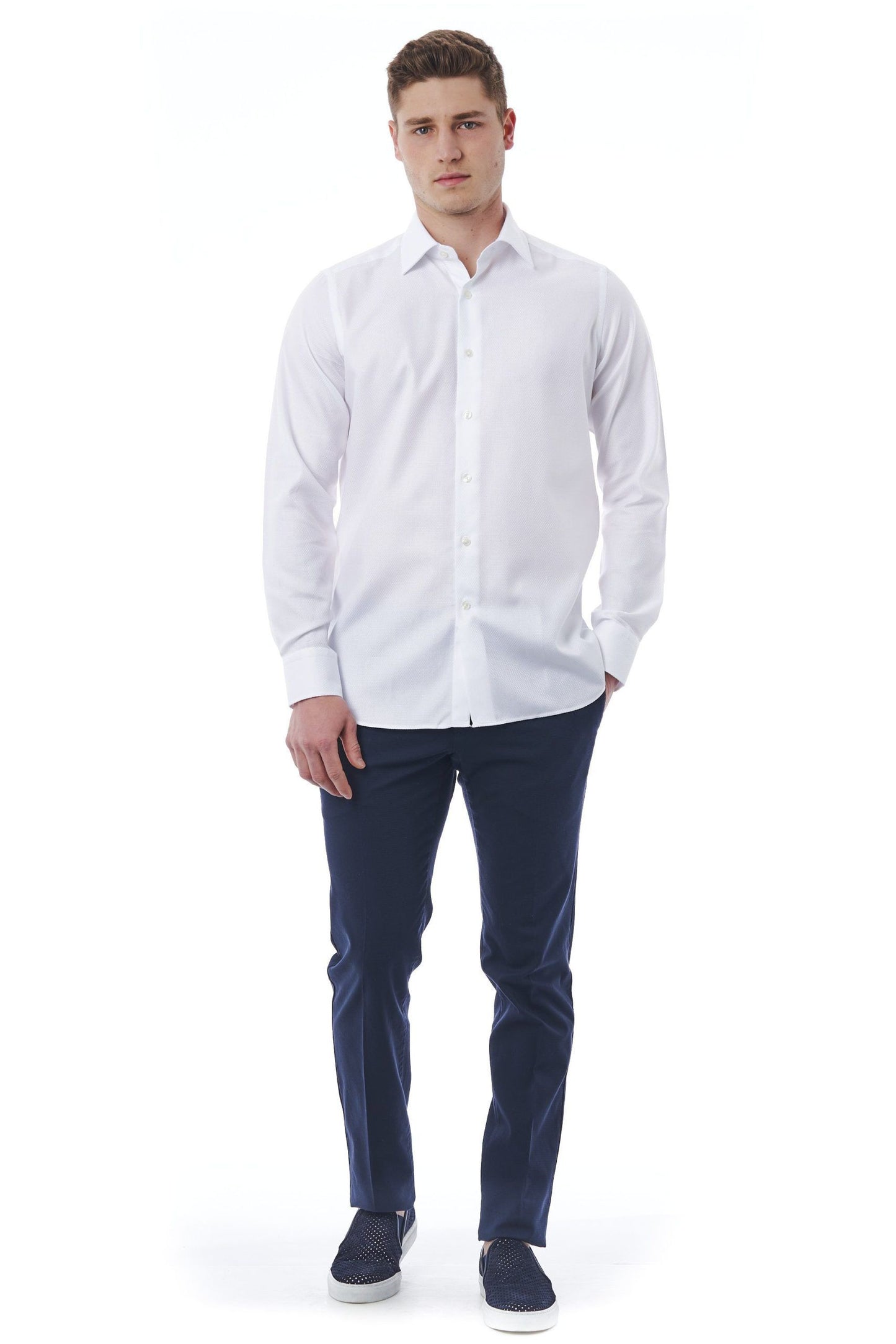 Chic Regular Fit Italian Collar Shirt