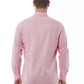 Elegant Pink Italian Collar Shirt