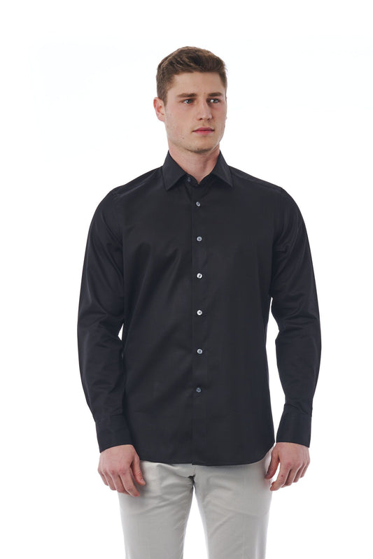 Elegant Regular Fit Italian Collar Shirt