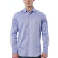 Elegant Light-Blue Italian Collar Shirt