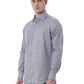 Elegant White Italian Collar Shirt - Regular Fit