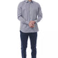 Elegant White Italian Collar Shirt - Regular Fit