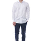 Elegant White Italian Collar Dress Shirt