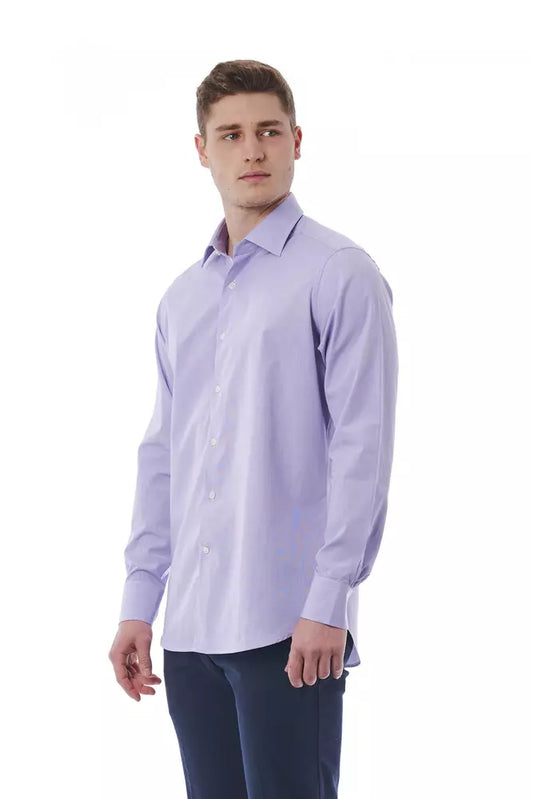 Chic Italian Collar Regular Fit Men's Shirt