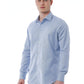 Classic Italian Collar Light-Blue Shirt