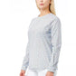 Skull Print Round Neck Cotton Blouse