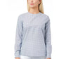 Elegant Light-Blue Cotton Blouse