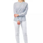 Elegant Light-Blue Cotton Blouse